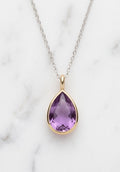 Amethyst Drop Pendant
