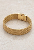 Woven Mesh Cuff Bracelet